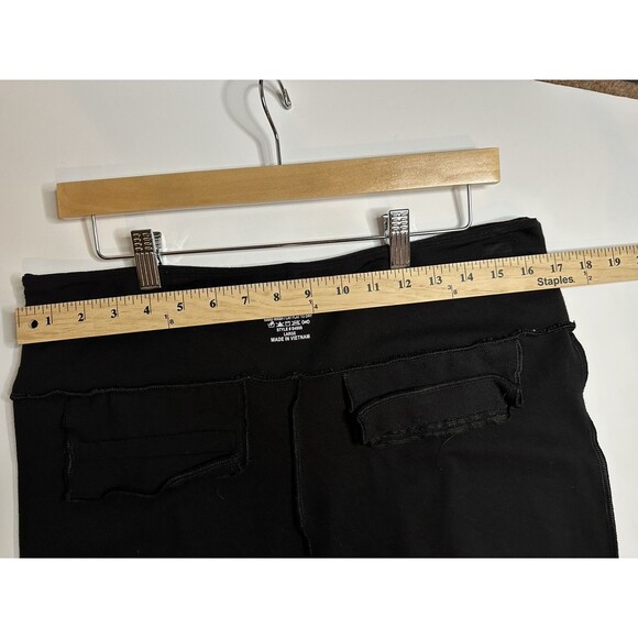 M. Rena  Black Large flared pants with front seems NICE! - Picture 10 of 10